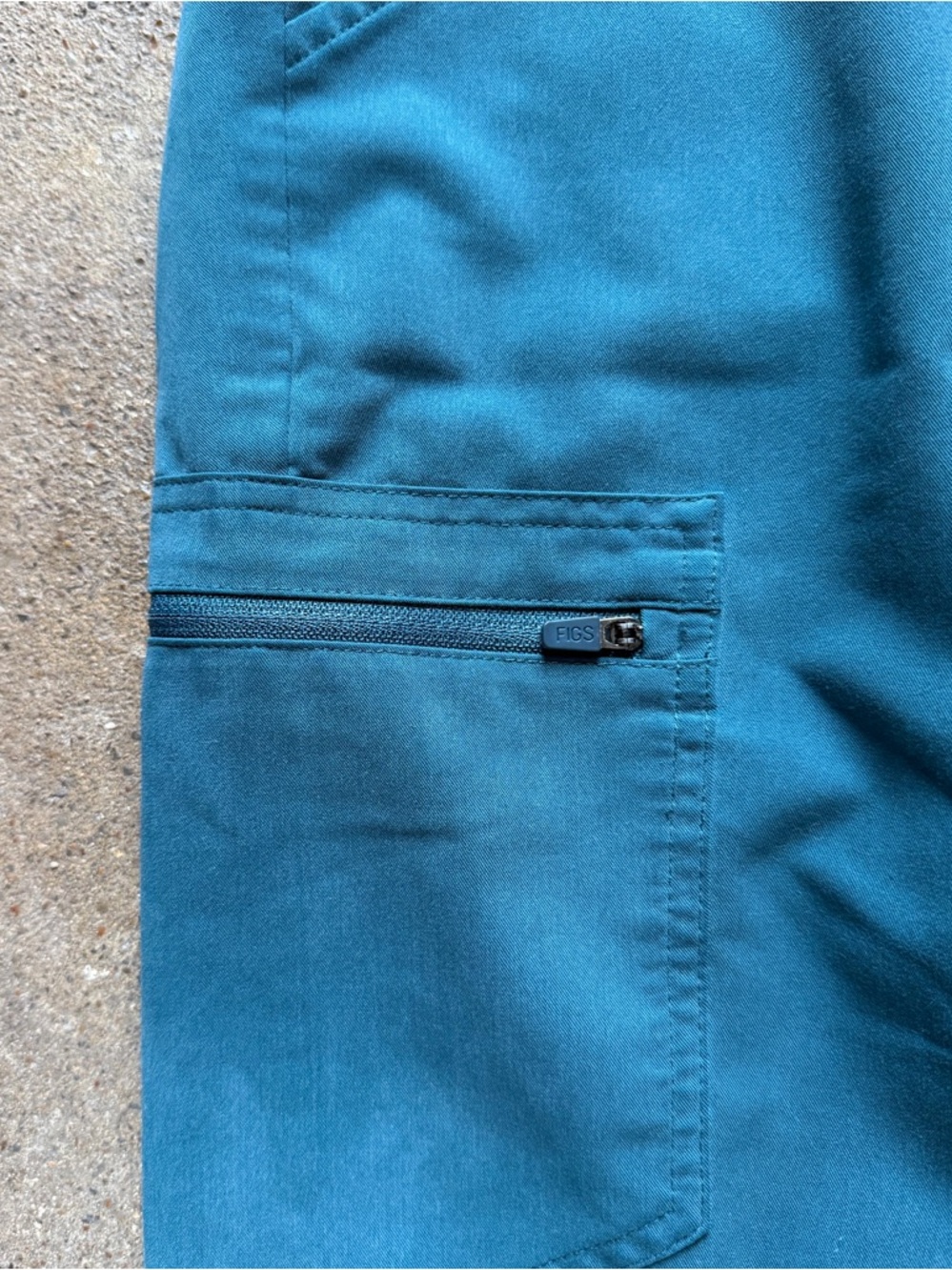 Figs Zamora Jogger Scrub Pants in Washed Caribbean Blue Size XL Nursing Medical - Picture 9 of 10